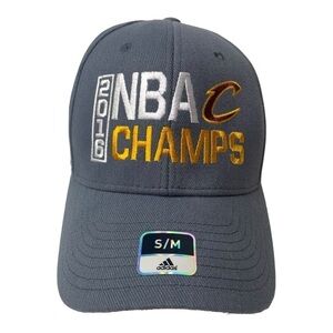 NWT Adidas Men’s 2016 NBA Champs Cleveland Cavaliers Grey Fitted Hat